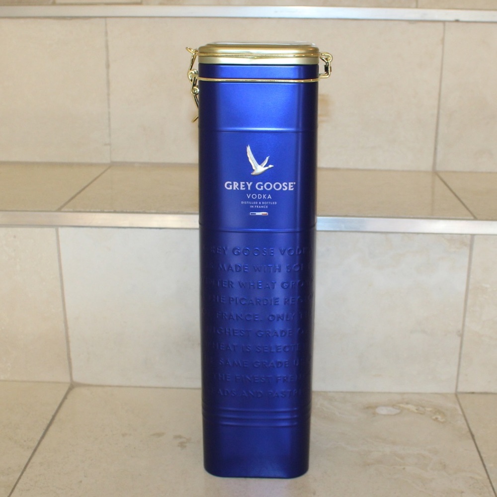 Grey Goose bottle tin (NWOT)